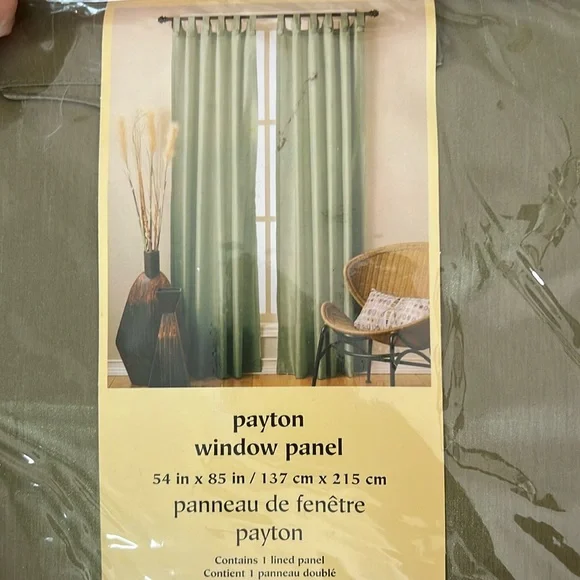 New Set of 2 Pier 1 Peyton Window Panels - Picture 1 of 6